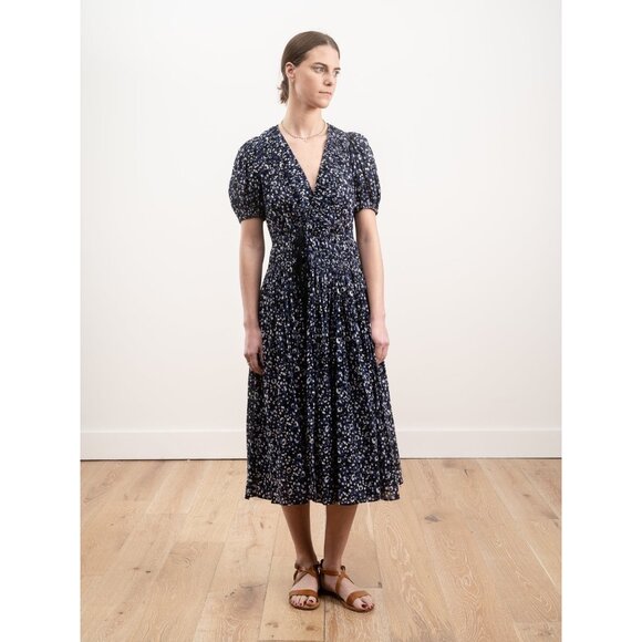 Ulla johnson Kemala Midi Dress Indigo Size 2/XS NWT $659